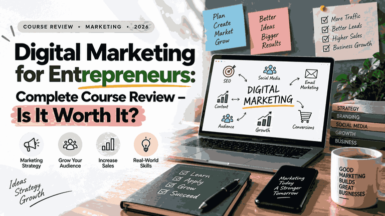 digital marketing for entrepreneurs complete course review