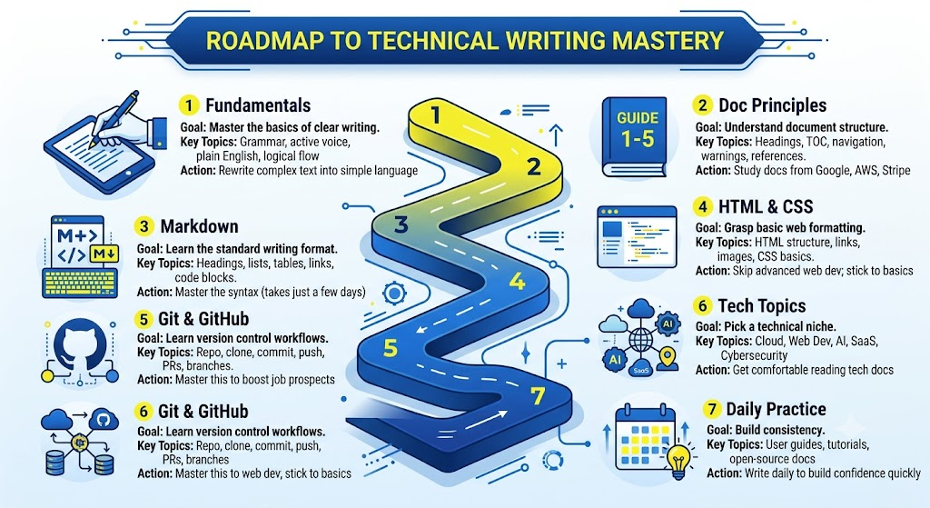 Step-by-Step Roadmap to Learn Technical Writing
