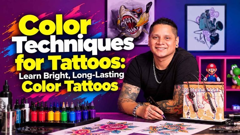 Color Techniques for Tattoos: Learn Bright, Long-Lasting Color Tattoos