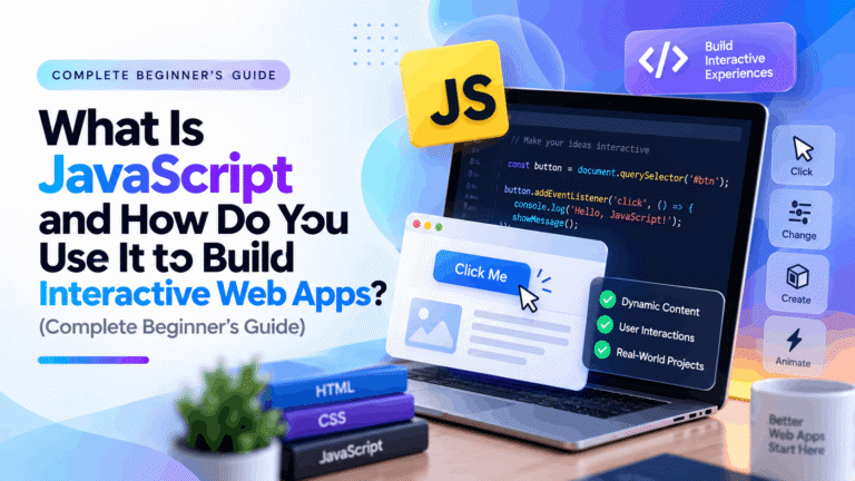 what is javascript and use it to build interactive apps